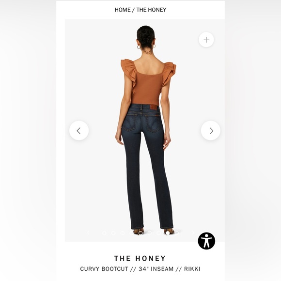 Joe's Curvy Honey Bootcut Rikki, size 31 - Picture 8 of 16